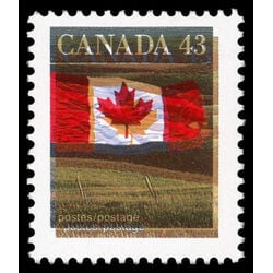 canada stamp 1359ii flag over field 43 1992 M VFNH 002