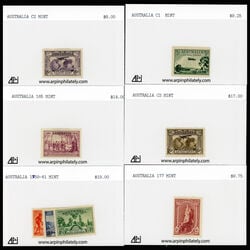australia mint collection c1 3 159 61 177 195
