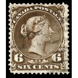 canada stamp 27f queen victoria 6 1868 U F 010