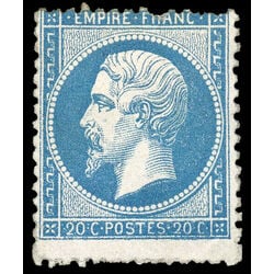 france stamp 26 emperor napoleon iii 20 1862 M 001