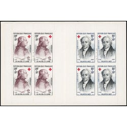 france stamp b337a charles michel de l epee and valentin hauy 1959