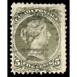canada stamp 26 queen victoria 5 1875 U F 044