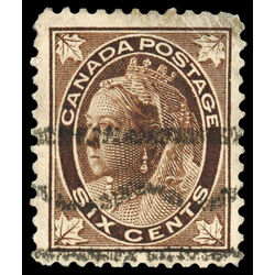 canada stamp 71xx queen victoria 6 1897 U VF 002