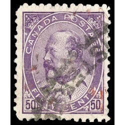 canada stamp 95 edward vii 50 1908 U VF 091