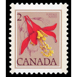 canada stamp 707 western columbine 2 1977 M VFNH 006