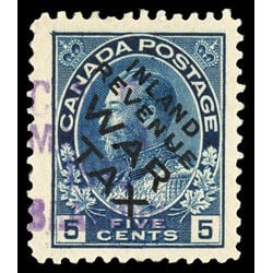 canada stamp mr war tax mr2bi war tax 5 1915 U XF 040