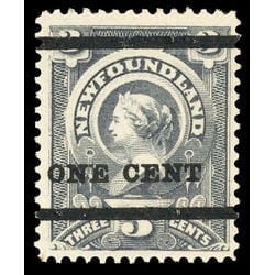 newfoundland stamp 75 queen victoria 1897 M VF 024