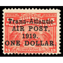newfoundland stamp c2 seals 1919 M F 025