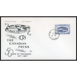 canada stamp 473 globe 5 1967 FDC PC 024