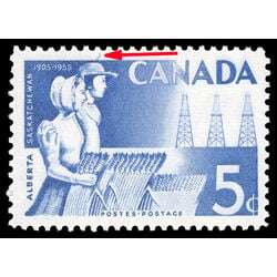 canada stamp 355 wheat and oil 5 1955 M VFNH 042