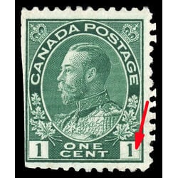 canada stamp 104c king george v 1 1913 M FNG 006