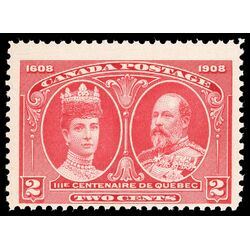 canada stamp 98i king edward vii queen alexandra 2 1908 M FNH 016