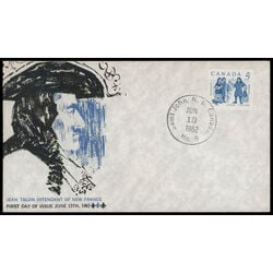 canada stamp 398 talon and colonists 5 1962 FDC PC 035