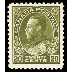 canada stamp 119c king george v 20 1912 M VF 006