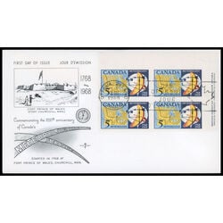 canada stamp 479 weather map and instruments 5 1968 FDC UR 031