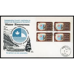 canada stamp 481 rain gauge 5 1968 FDC UR 025