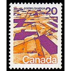 canada stamp 596 prairies 20 1972