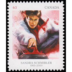canada stamp 2706 sandra schmirler 1963 2000 63 2014