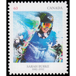 canada stamp 2707 sarah burke 1982 2012 63 2014