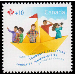 canada stamp b semi postal b21i children in a boat 2014