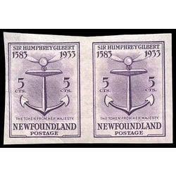 newfoundland stamp nf216a token from queen elizabeth i 2x5 1933