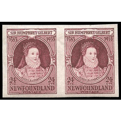 newfoundland stamp nf224a queen elizabeth i 2x24 1933