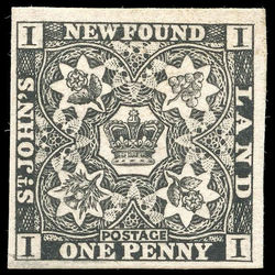 newfoundland stamp 1p 1857 first pence issue 1d 1857