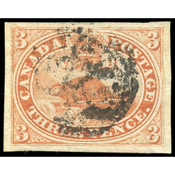 canada rare stamp 4 beaver used very good 1852