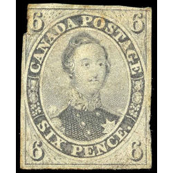 canada stamp 5 hrh prince albert mint defect 1855