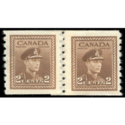 canada stamp 264re pa king george vi 1942