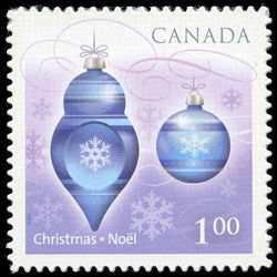 canada stamp 2414i christmas ornaments 1 00 2010