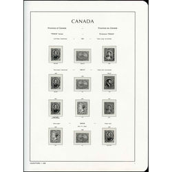 lighthouse canada hingeless stamp album red