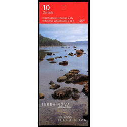 canada stamp bk booklets bk355 sunrise over alexander bay terra nova national park 2007