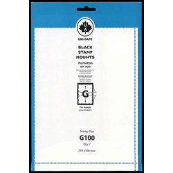 protective stamp mounts uni safe g center opening black