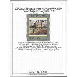 world stamp 90 london expo card