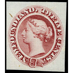 newfoundland stamp 28p queen victoria 12 1870