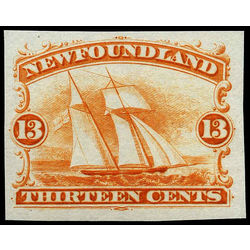 newfoundland stamp 30p ship 13 1866