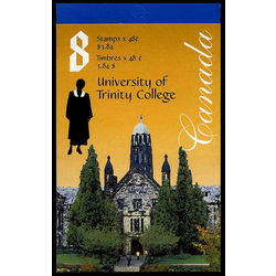 canada stamp bk booklets bk256 university of trinity college 2002