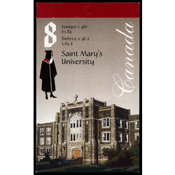 canada stamp bk booklets bk258 st mary s university 2002