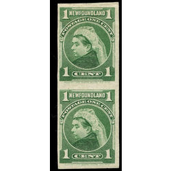 newfoundland stamp 80b queen victoria 1 1898