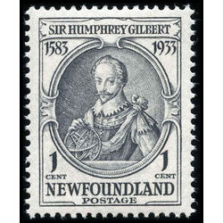newfoundland stamp 212i sir humphrey gilbert 1 1933