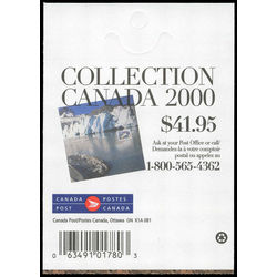 canada stamp bk booklets bk237 flag over inukshuk 2000