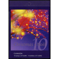 canada stamp bk booklets bk248 sleigh ride in an urban landscape 2001