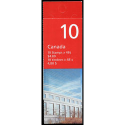 canada stamp bk booklets bk251 flag over canada post head office 2002