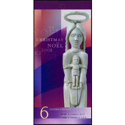 canada stamp bk booklets bk264 mary and child by irene katak anguititaq 2002