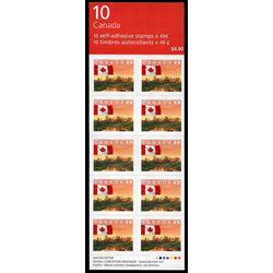 canada stamp bk booklets bk280 flag over edmonton ab 2003