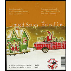 canada stamp bk booklets bk299 santa in a cadillac 2004