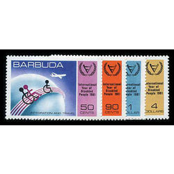 barbuda stamp 502 05 year of the disabled 1981