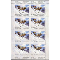 british columbia conservation fund stamp bcc1f big horn sheep by hayden lambson 1995