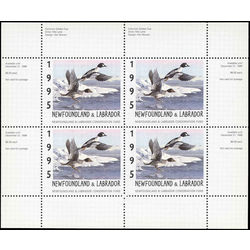 newfoundland labrador conservation fund stamp nlw2b common golden eye by mia lane 1995